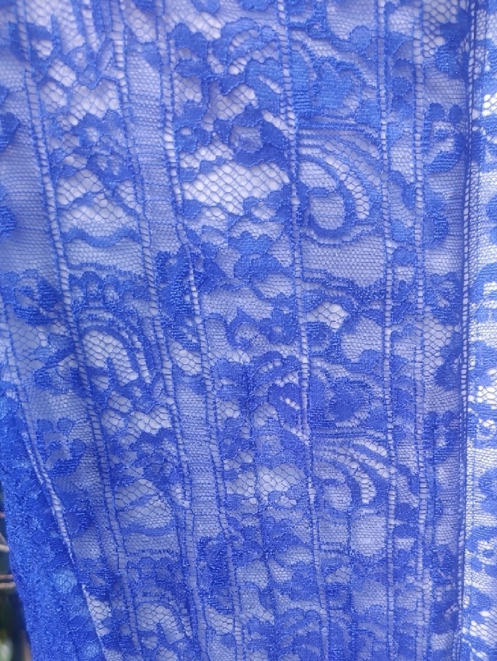 Tadashi Shoji Blue Lace Sheath Dress - Elegant Women's Dress Size 2 - Picture 12 of 13